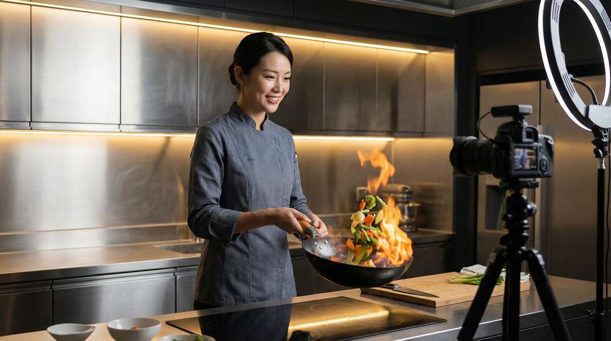 绿帽社美食视频制作